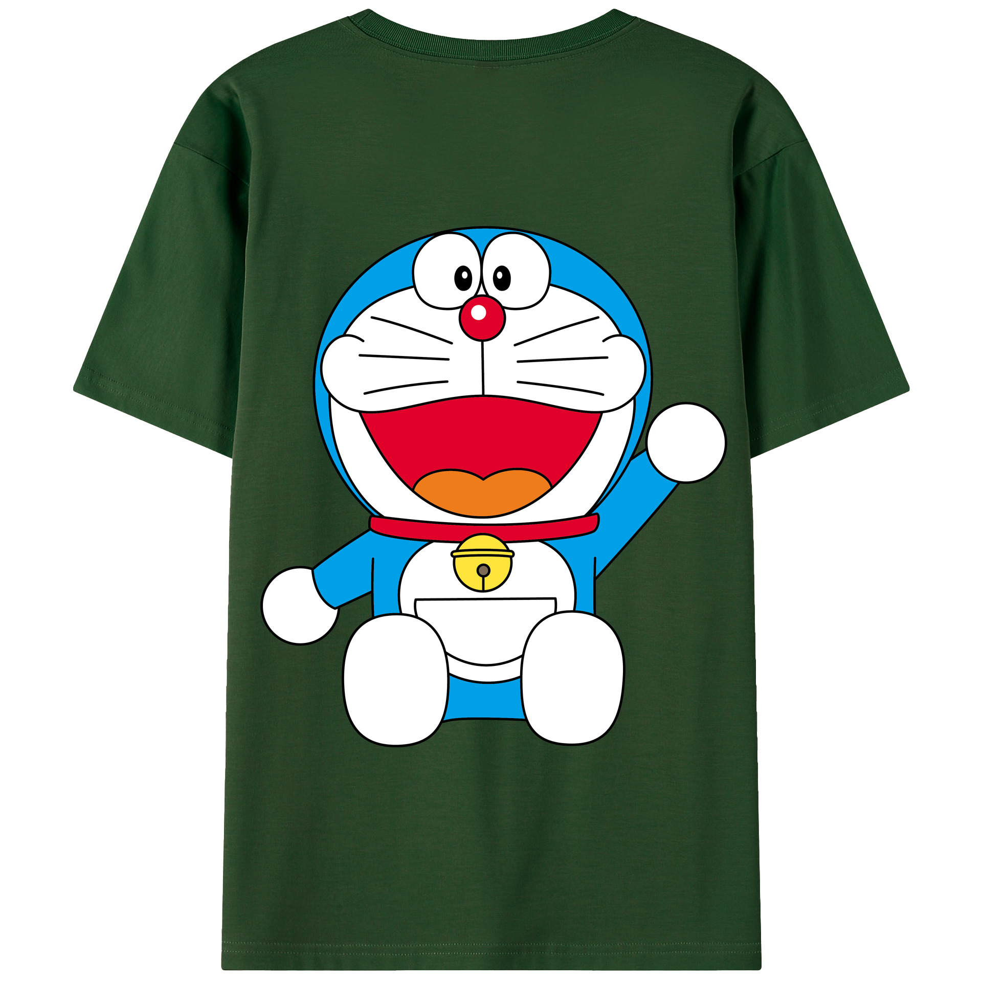 （画像用） ドラえもん Doraemon 綿100％半袖Tシャツ（背面プリント）